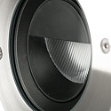 Faro Gulvindbygningslampe GEISER 180 WALLWASHER rund, stiv, asymmetrisk IP67, rustfrit st�l, satin 
