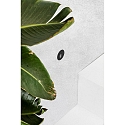 Faro V�gindbygningslampe DANG down, rund IP67, rustfrit st�l, satin 