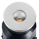 Faro Gulvindbygningslampe TARO rund, stiv, passabel IP67, rustfrit st�l, satin 
