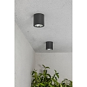Faro Loftlampe GOZ LED IP65, m�rkegr� 