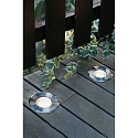 Faro floor recessed luminaire SURIA 120 round, rigid, passable IP67, stainless steel, satined 
