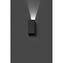 Udendørs wall luminaire BLIND up / down, 2-flammer LED IP65, mørkegrå 