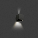 Udendørs wall luminaire OLAN 2-flammer LED IP65, mørkegrå 
