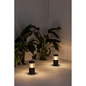 Faro Standerlampe GIZA 265 LED IP54, m�rkegr� 