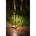 Faro Gulvlampe SAURA LED IP54, m�rkegr� 