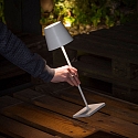 Faro Bordlampe TOC LED IP54, hvid mat 