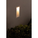 Faro V�gindbygningslampe SOUN 105 down, firkantet, indirekte IP65, hvid mat 