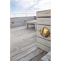 Faro Væglampe TIMON E27 IP44, messing 