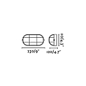 Faro Udend�rs wall luminaire CABO E27 IP44, messing 