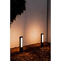 Faro P�lelampe NANDA LED IP54, m�rkegr� 