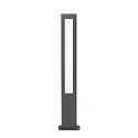 P�lelampe NANDA LED IP54, m�rkegr� 