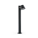 P�lelampe GINA GU10 IP44, m�rkegr� 