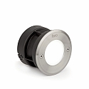Gulvindbygningslampe LED 18 R HIGH POWER rund, stiv IP67, rustfrit st�l, satin 