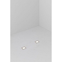 Faro Gulvindbygningslampe LED 18 SQ HIGH POWER stiv, firkantet IP67, rustfrit st�l, satin 