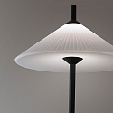 Faro outdoor floor lamp SAIGON OUT E27 IP44, dark grey, white matt 