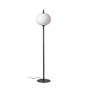 Udend�rs stativlampe SAIGON OUT E27 IP44, m�rkegr�, hvid mat 