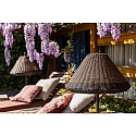 Faro Udend�rs stativlampe SAIGON E27 IP44, m�rkegr� 