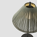 Faro outdoor floor lamp SAIGON OUT E27 IP44, dark grey, olive green 