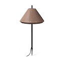Jordspydslampe SAIGON OUT E27 IP44, brun, m�rkegr� 
