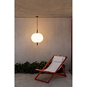 Faro Pendel SAIGON OUT E27 IP44, m�rkegr� 