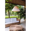Faro Udend�rs pendel SAIGON OUT E27 IP44, m�rkegr�, hvid 
