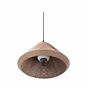 Udend�rs pendel SAIGON OUT E27 IP44, brun, m�rkegr� 