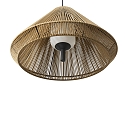 Faro Udend�rs pendel SAIGON OUT E27 IP44, m�rkegr�, okkergul 