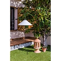 Faro Pendel SAIGON OUT E27 IP44, m�rkegr� 