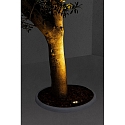 Faro Gulvindbygningslampe TRAS 2L / 13� / 24V DC 2-flammer, uden ramme, justerbar IP67, sort mat d�mpbar
