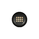 Gulvindbygningslampe TRAS 25L / 13� / 700MA 12-flammer, stiv IP67, sort mat d�mpbar