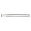 Gulvindbygningslampe FALLS 500 stiv, g� tilbage, med diffuser IP67, rustfrit st�l, satin 