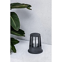 Faro P�lelampe SURAT E27 IP54, m�rkegr� 