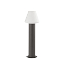P�lelampe MISTU E27 IP44, m�rkegr� 