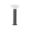 P�lelampe BULB'S E27 IP44, m�rkegr� 