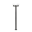 Udend�rs stativlampe BLUB'S 2-flammer E27 IP44, m�rkegr� 