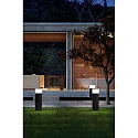 Faro P�lelampe DATNA 600 E27 IP44, m�rkegr� 