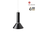 Faro Bordlampe FUJI LED IP44, satin, sort 