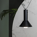 Faro Bordlampe FUJI LED IP44, satin, sort 