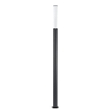 P�lelampe TRAM LED IP55, m�rkegr� 