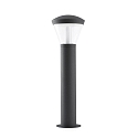 P�lelampe SHELBY LED IP65, m�rkegr� 