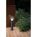 Faro P�lelampe SHELBY LED IP65, m�rkegr� 