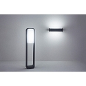 Faro P�lelampe STICKER LED IP55, m�rkegr� 