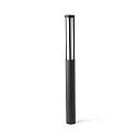 P�lelampe LOGAR LED IP54, m�rkegr� 