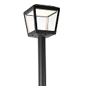 Faro Gulvlampe PLAZA LED IP54, m�rkegr� 