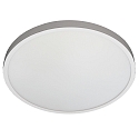 overflade lampe flad, rund, egnet til VDU-arbejdsstationer IP54, pulverlakeret, hvid d�mpbar
