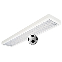 Gitterlampe boldt�t, omskiftelig IP20, hvid 