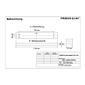 Frisch-Licht Gitterlampe ARL134590T.3884DA DALI styrbar, asymmetrisk IP20, hvid d�mpbar