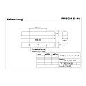 Frisch-Licht Fugtt�t armatur AWL117150A.2883 kort, omskiftelig IP50, hvid 