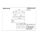 Frisch-Licht Fugtt�t armatur AWL117850A.2983DA DALI styrbar, konveks IP40, hvid d�mpbar