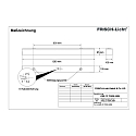Frisch-Licht Fugtt�t armatur AWL137050A.4584 mittelgro�, omskiftelig IP50, hvid 